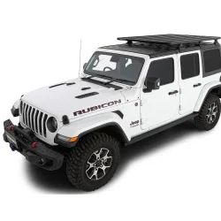 Bagażnik dachowy Pioneer Platform 6 1800 x 1430 mm ze wzmocnieniem Backbone RLT600 czarny Rhino Rack Jeep Wrangler JL